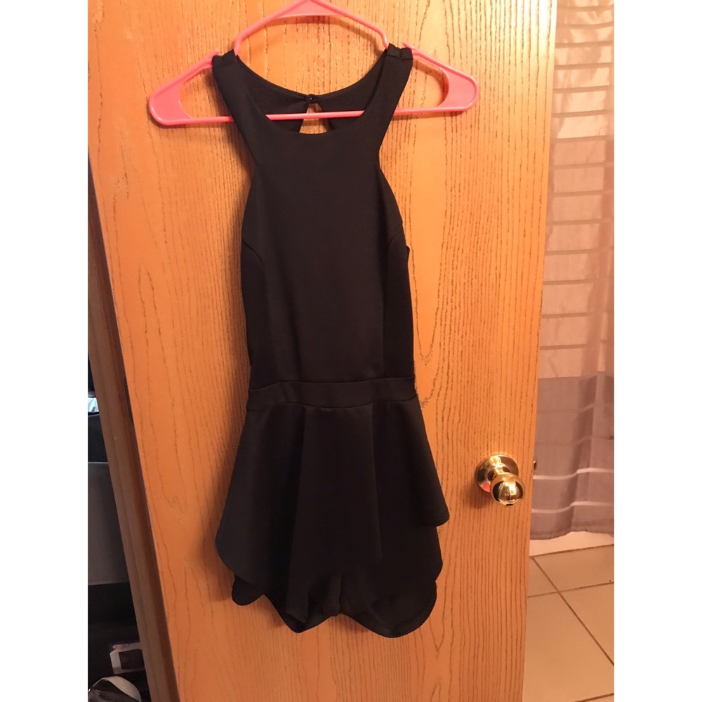 Black Charlotte Russe Romper